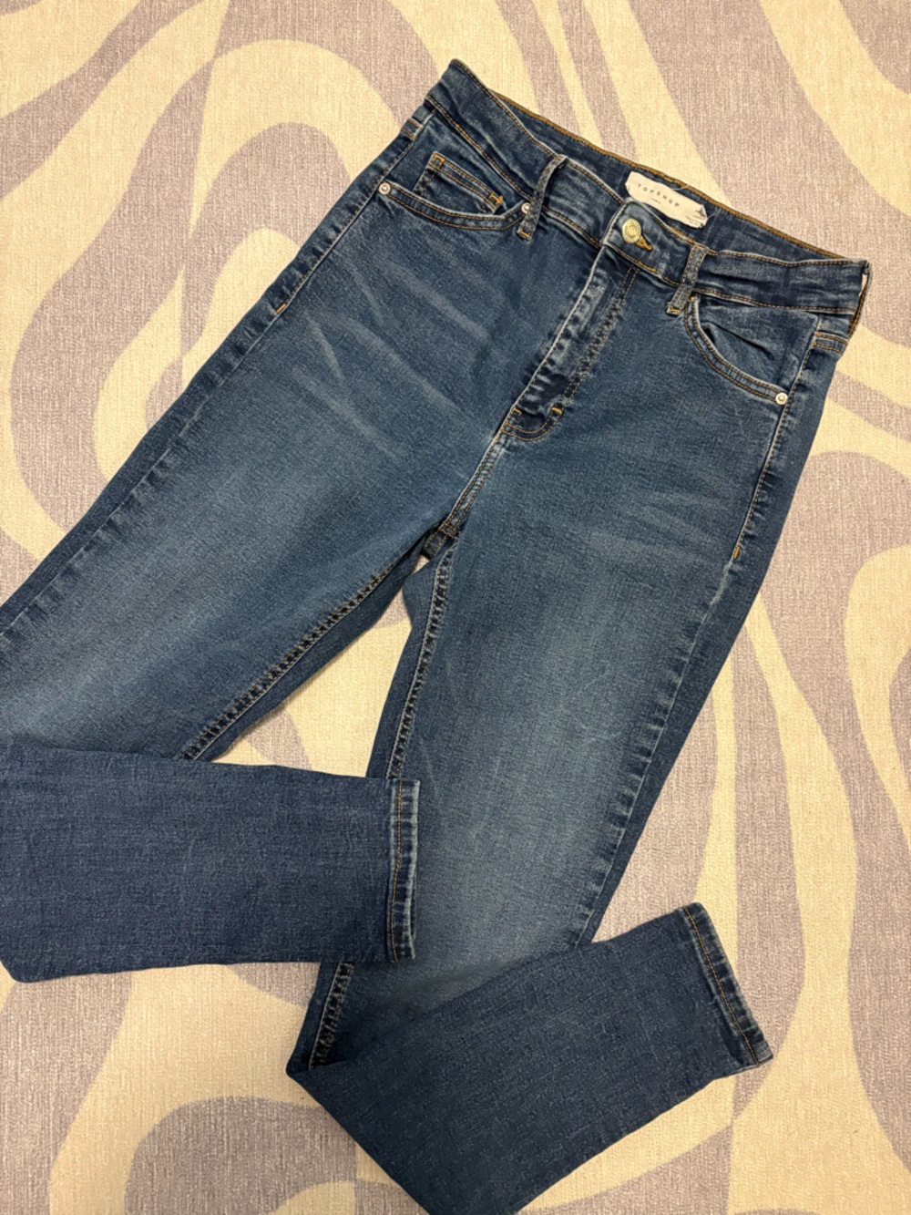 Topshop Blue Denim Jeans